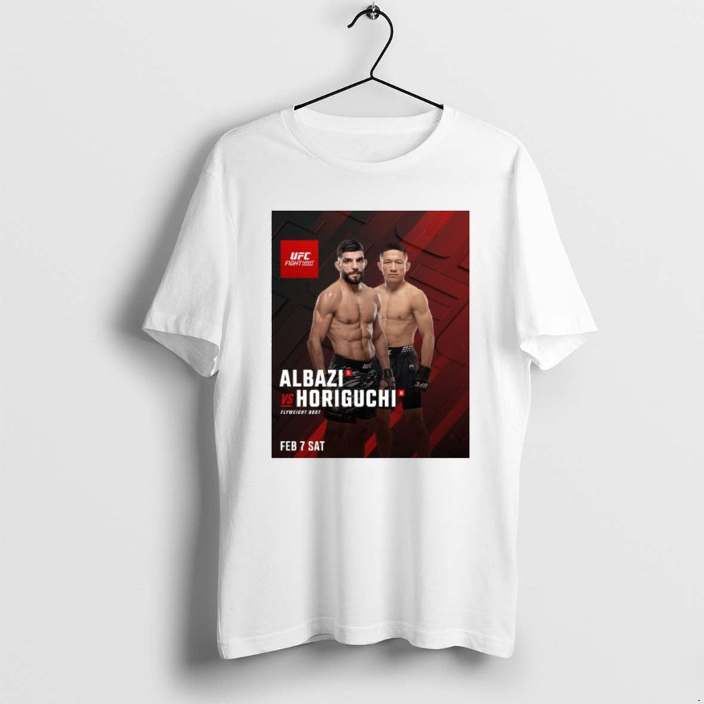 Official Ufc Fight Night Amir Albazi Vs Kyoji - Adult & Kids T-Shirts, Sweatshirts & Hoodies apparel design preview 1