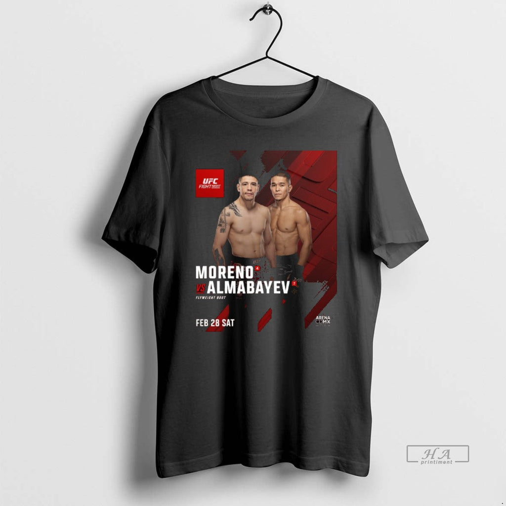 Official Ufc Fight Night Brandon Moreno Vs Asu - Adult & Kids T-Shirts, Sweatshirts & Hoodies apparel design preview 1