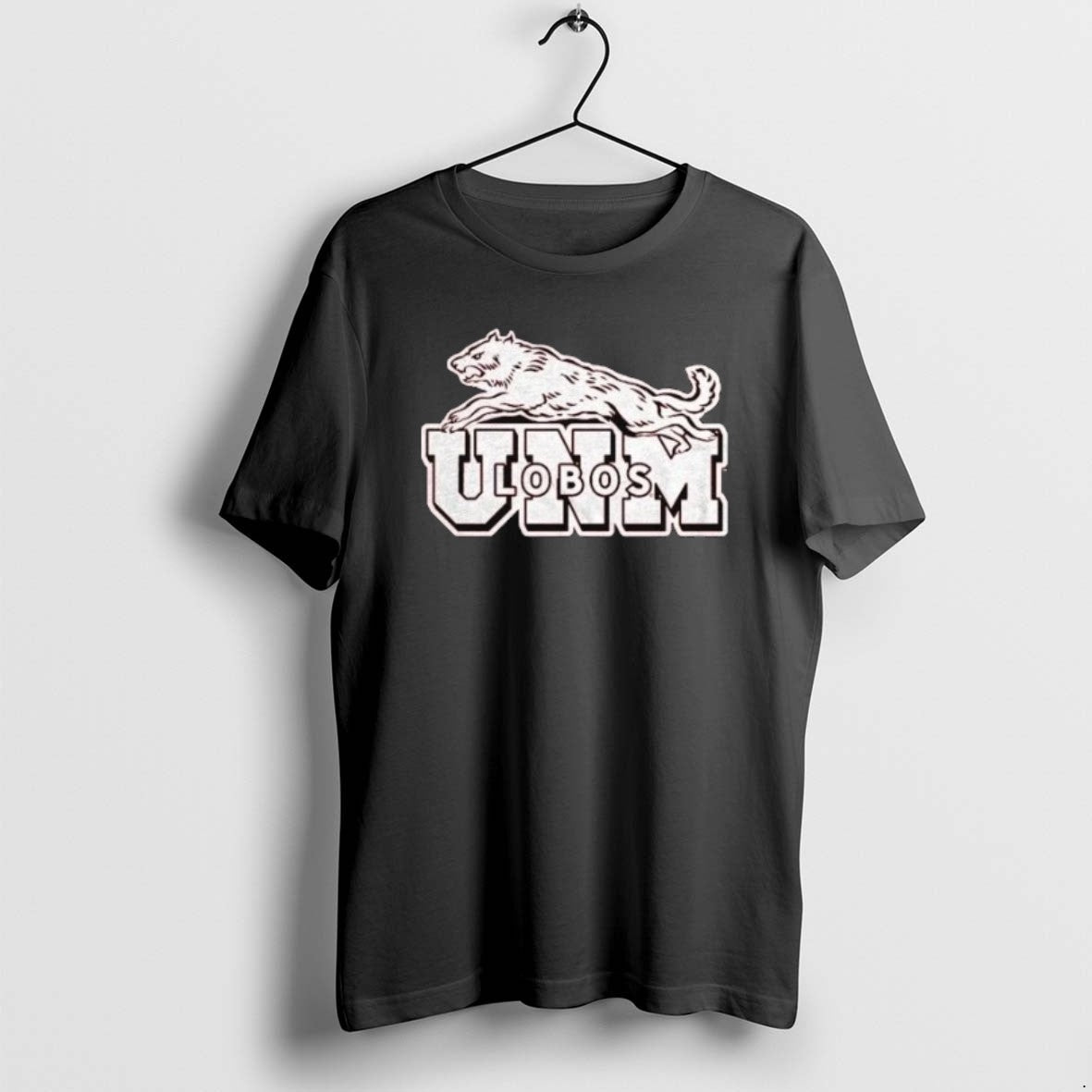 Official Unm Lobos Leaping Wolf Vintage - Adult & Kids T-Shirts, Sweatshirts & Hoodies apparel design preview 1