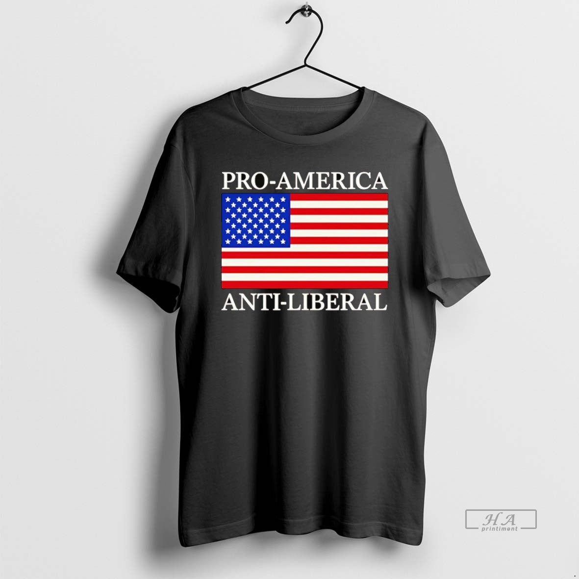Official Us Flag Pro American Anti Liberal - Adult & Kids T-Shirts, Sweatshirts & Hoodies apparel design preview 1