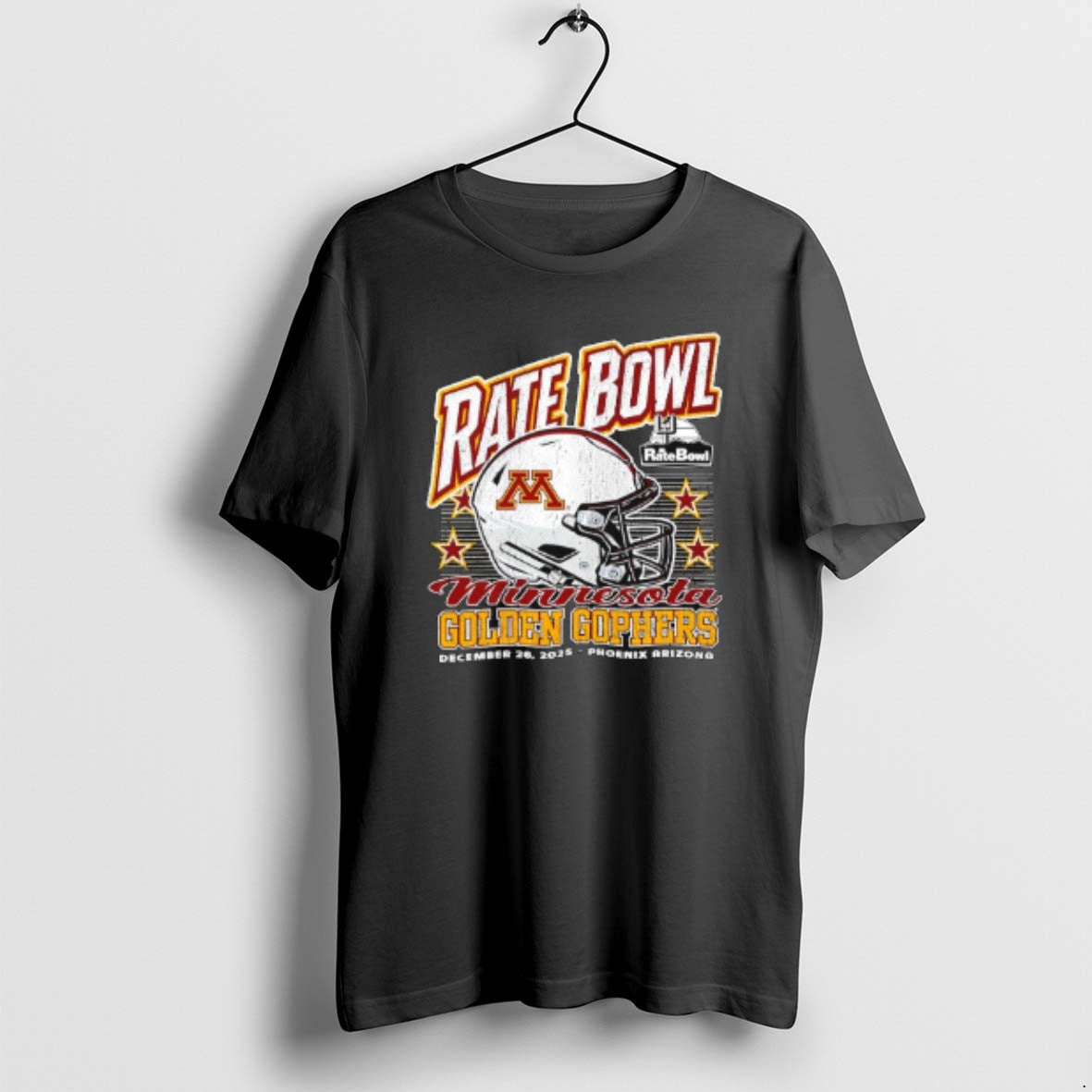 Official University Of Minnesota Golden Gophers Rate - Adult & Kids T-Shirts, Sweatshirts & Hoodies apparel design preview 1