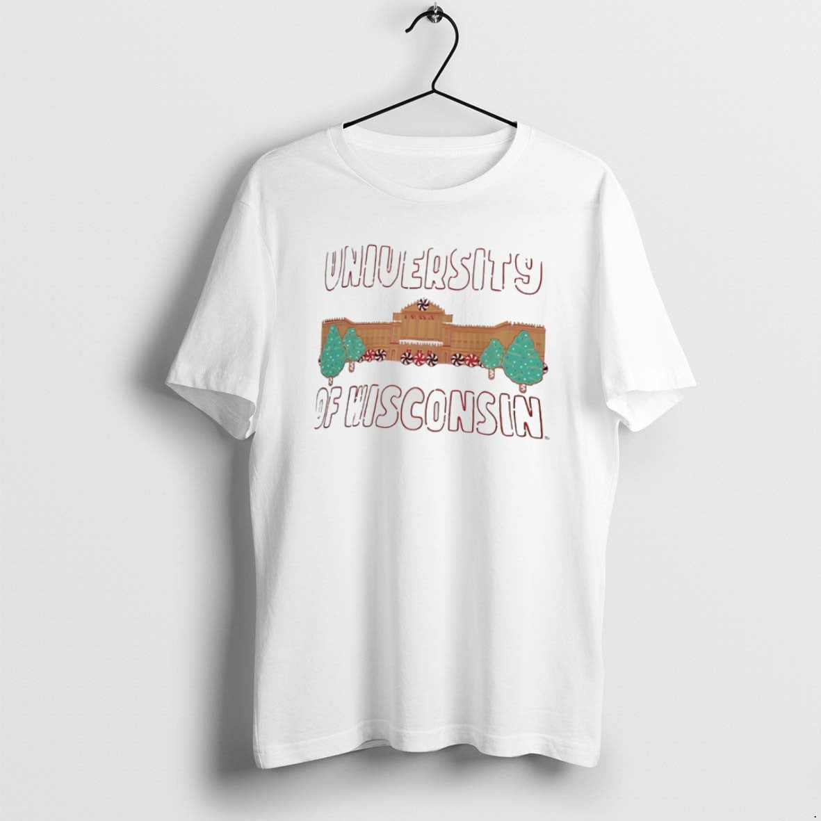 Official University Of Wisconsin Badgers Christmas - Adult & Kids T-Shirts, Sweatshirts & Hoodies apparel design preview 1