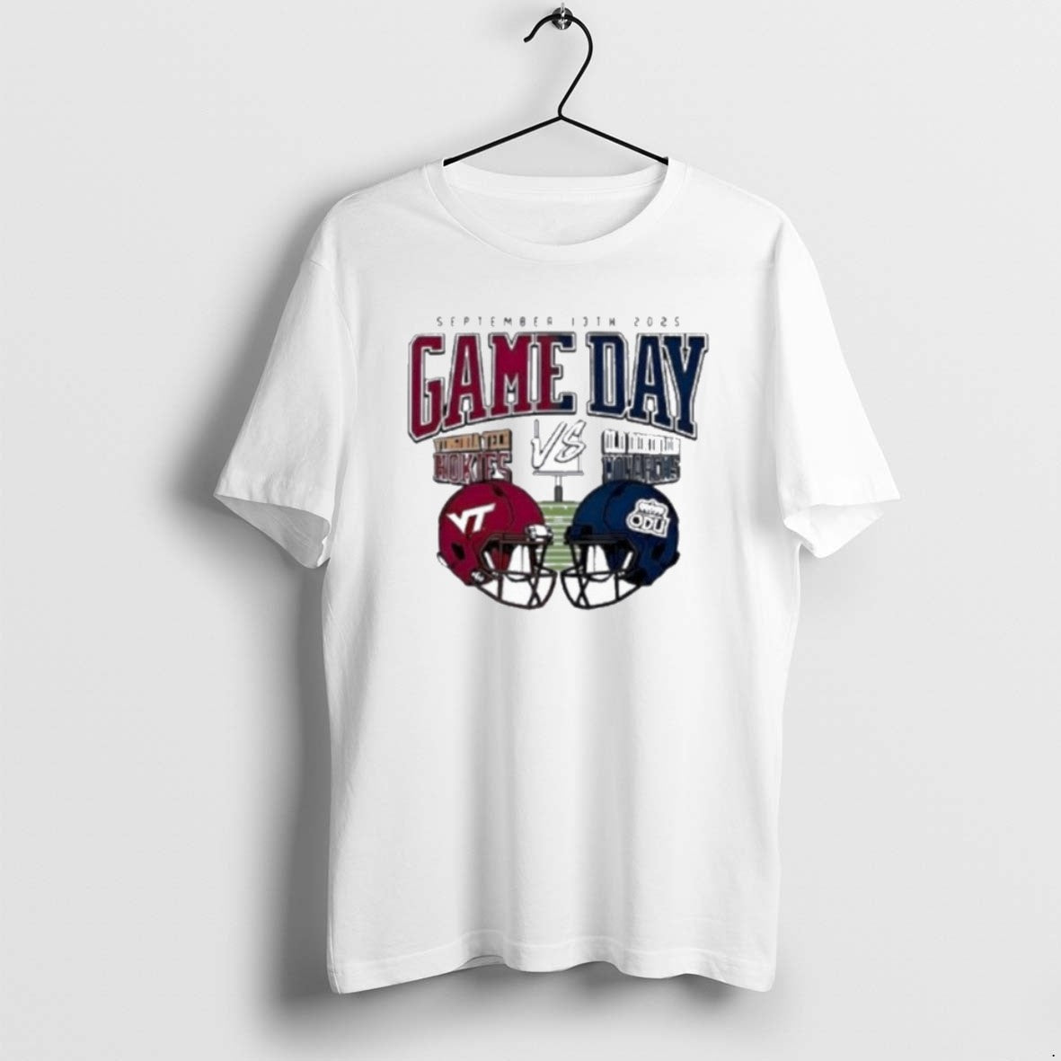 Official Virginia Tech Hokies Vs Old Dominion - Adult & Kids T-Shirts, Sweatshirts & Hoodies apparel design preview 1
