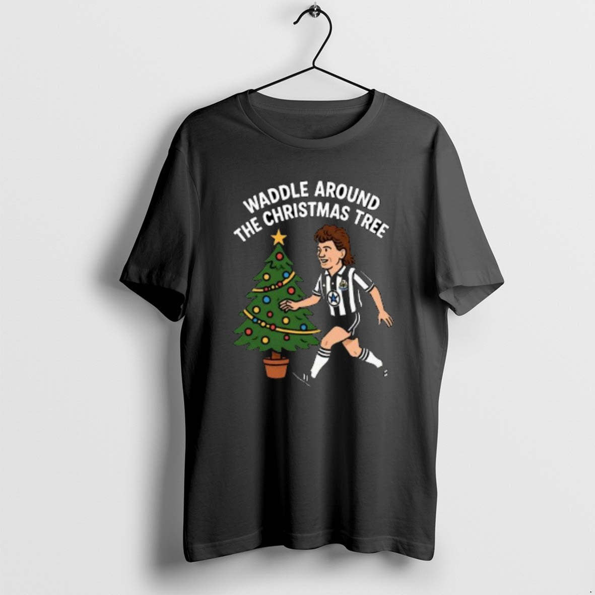 Official Waddle Around The Christmas Tree Newcastle - Adult & Kids T-Shirts, Sweatshirts & Hoodies apparel design preview 1