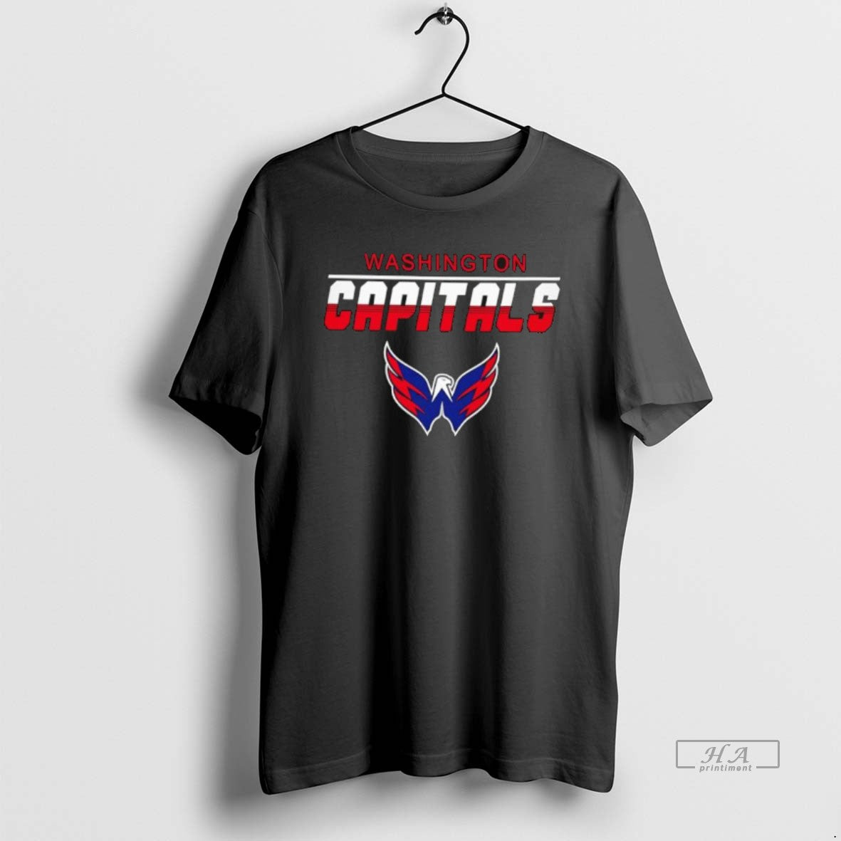 Official Washington Capitals Team Logo Youth Black - Adult & Kids T-Shirts, Sweatshirts & Hoodies apparel design preview 1
