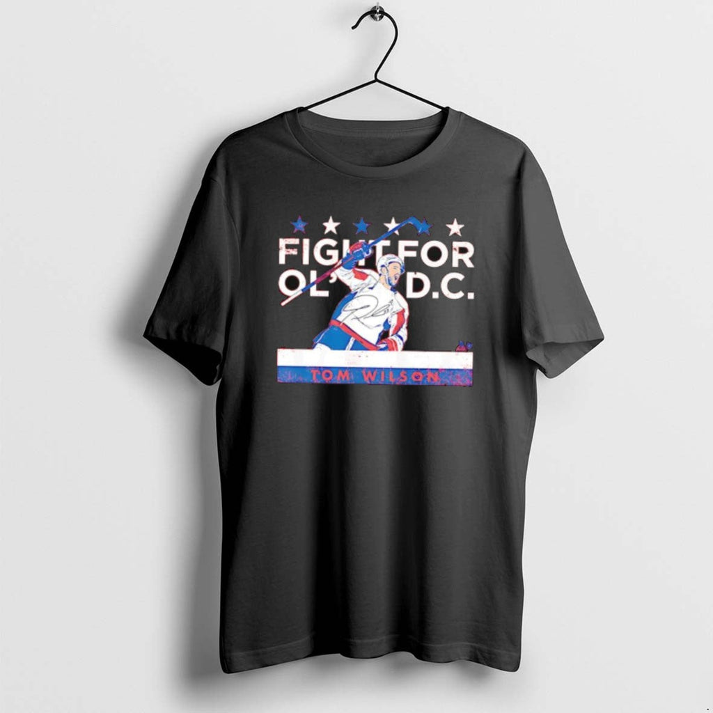 Official Washington Capitals Tom Wilson Fight For Old - Adult & Kids T-Shirts, Sweatshirts & Hoodies apparel design preview 1