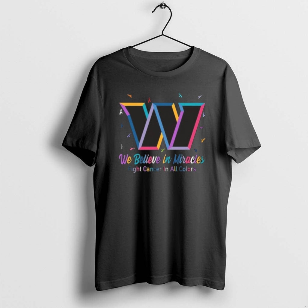 Official Washington Commanders We Believe In Miracles - Adult & Kids T-Shirts, Sweatshirts & Hoodies apparel design preview 1