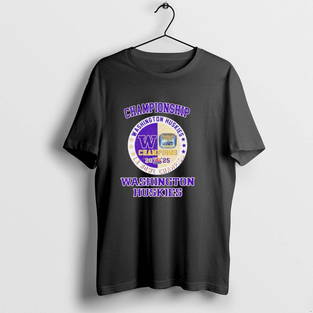 Official Washington Huskies 2025 La Bowl Champions - Adult & Kids T-Shirts, Sweatshirts & Hoodies apparel design preview 1