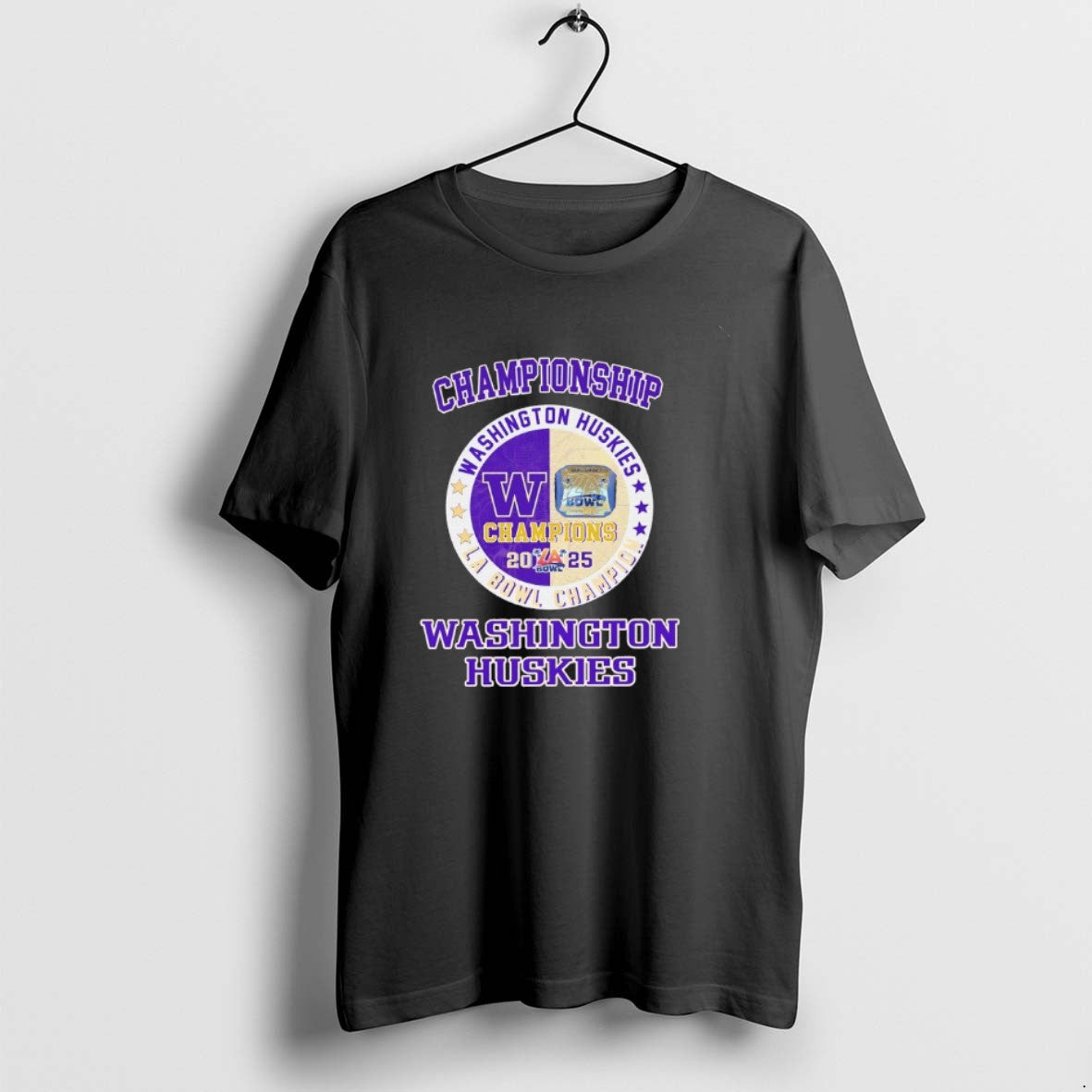 Official Washington Huskies 2025 La Bowl Champions - Adult & Kids T-Shirts, Sweatshirts & Hoodies apparel design preview 1
