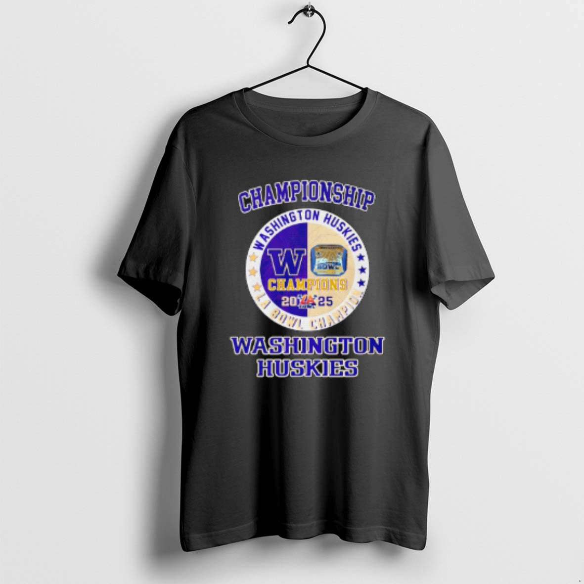 Official Washington Huskies 2025 La Bowl Champions - Adult & Kids T-Shirts, Sweatshirts & Hoodies apparel design preview 1