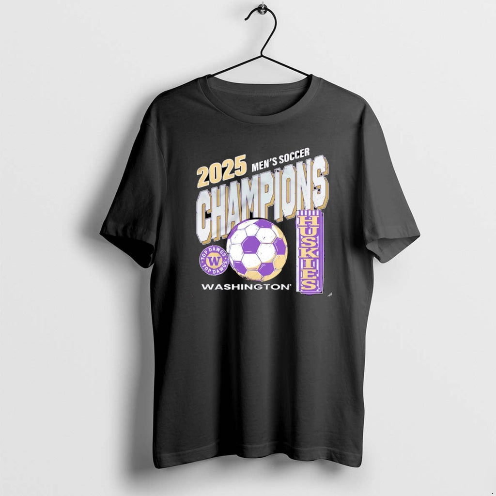 Official Washington Huskies 2025 Mens Soccer - Adult & Kids T-Shirts, Sweatshirts & Hoodies apparel design preview 1