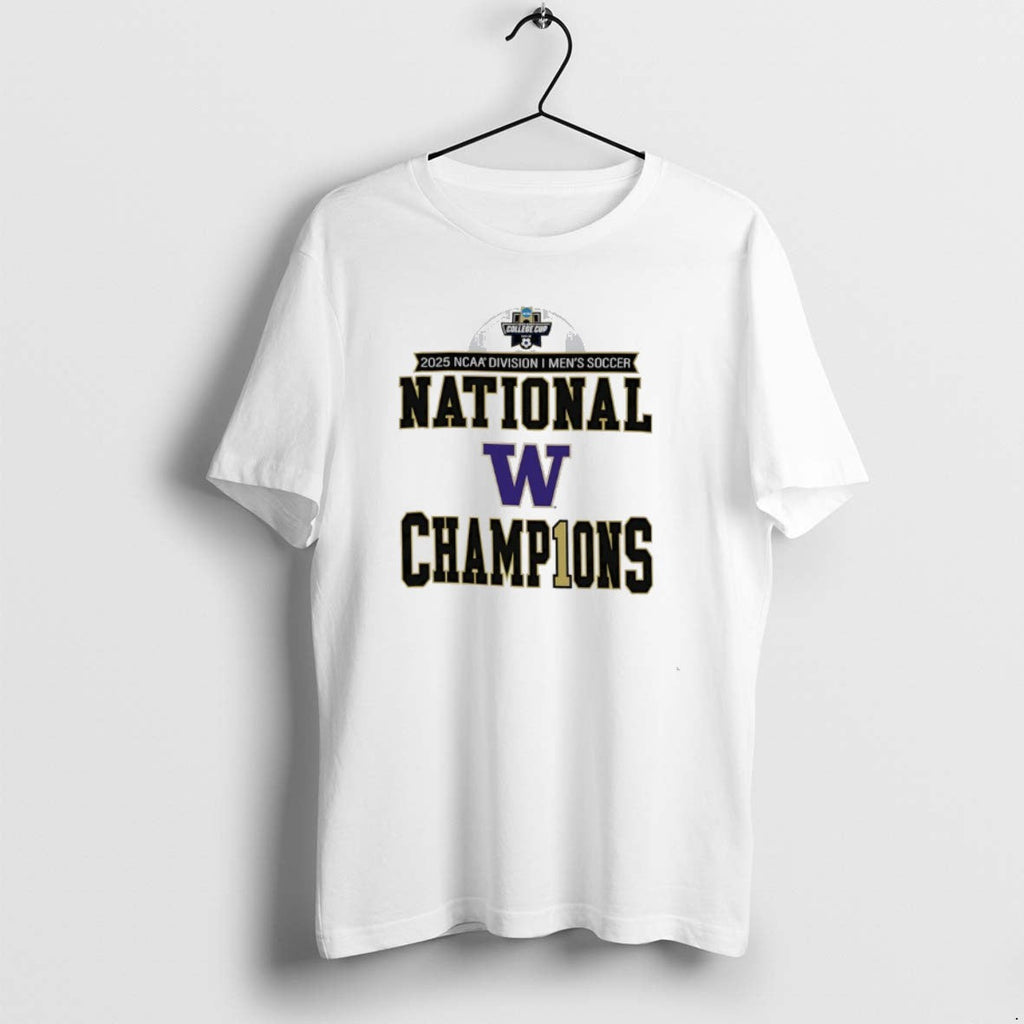 Official Washington Huskies 2025 Ncaa Mens Soccer - Adult & Kids T-Shirts, Sweatshirts & Hoodies apparel design preview 1