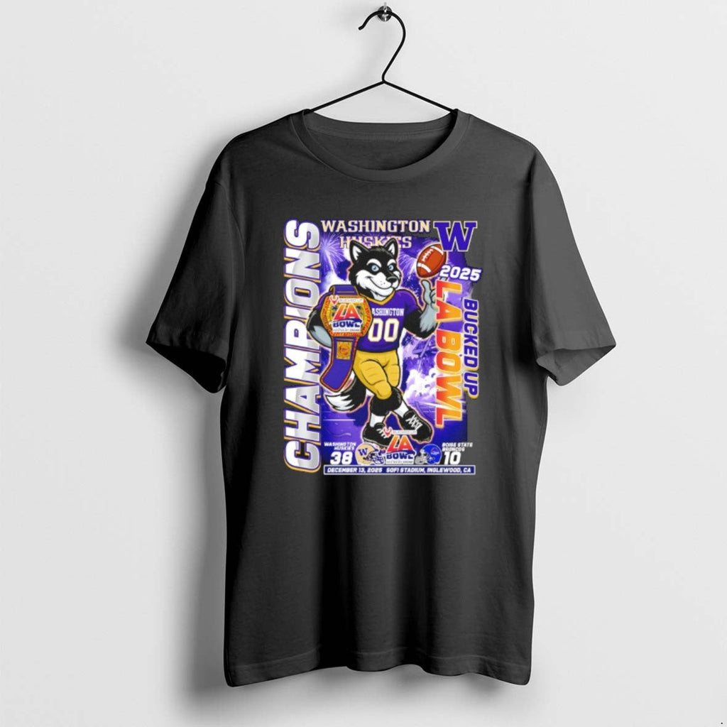 Official Washington Huskies Bucked Up La Bowl - Adult & Kids T-Shirts, Sweatshirts & Hoodies apparel design preview 1