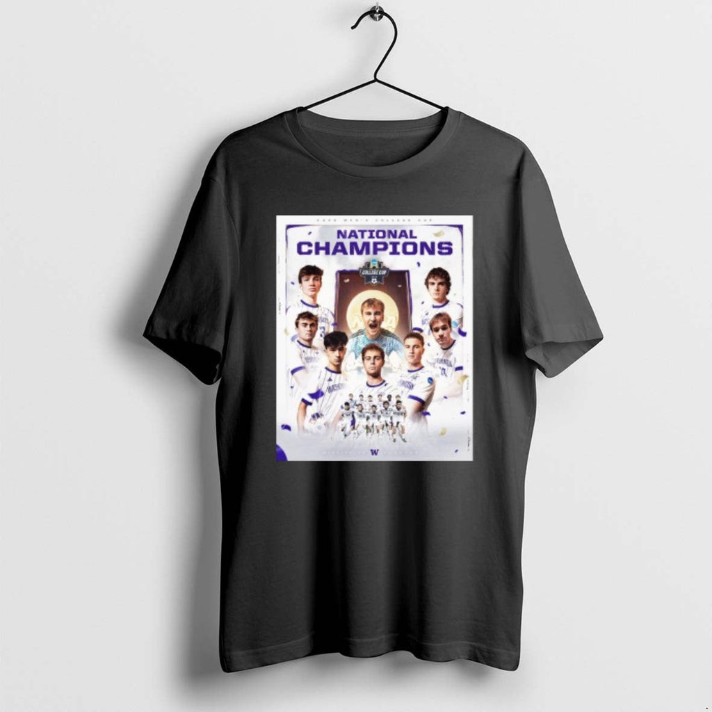 Official Washington Huskies Mens Soccer National - Adult & Kids T-Shirts, Sweatshirts & Hoodies apparel design preview 1