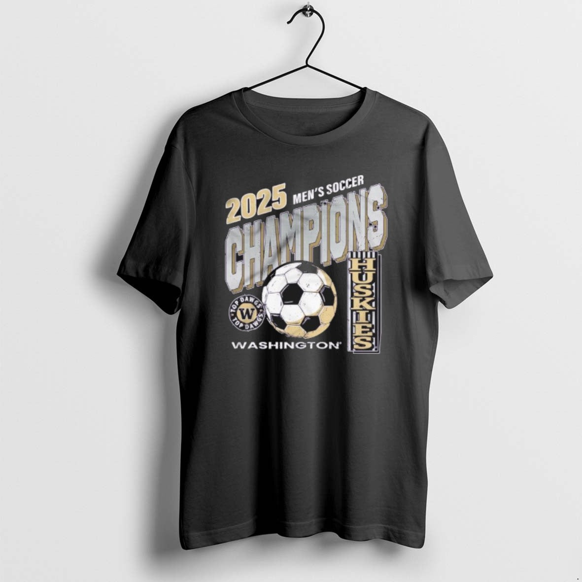 Official Washington Huskies Ncaa Mens Soccer National - Adult & Kids T-Shirts, Sweatshirts & Hoodies apparel design preview 1