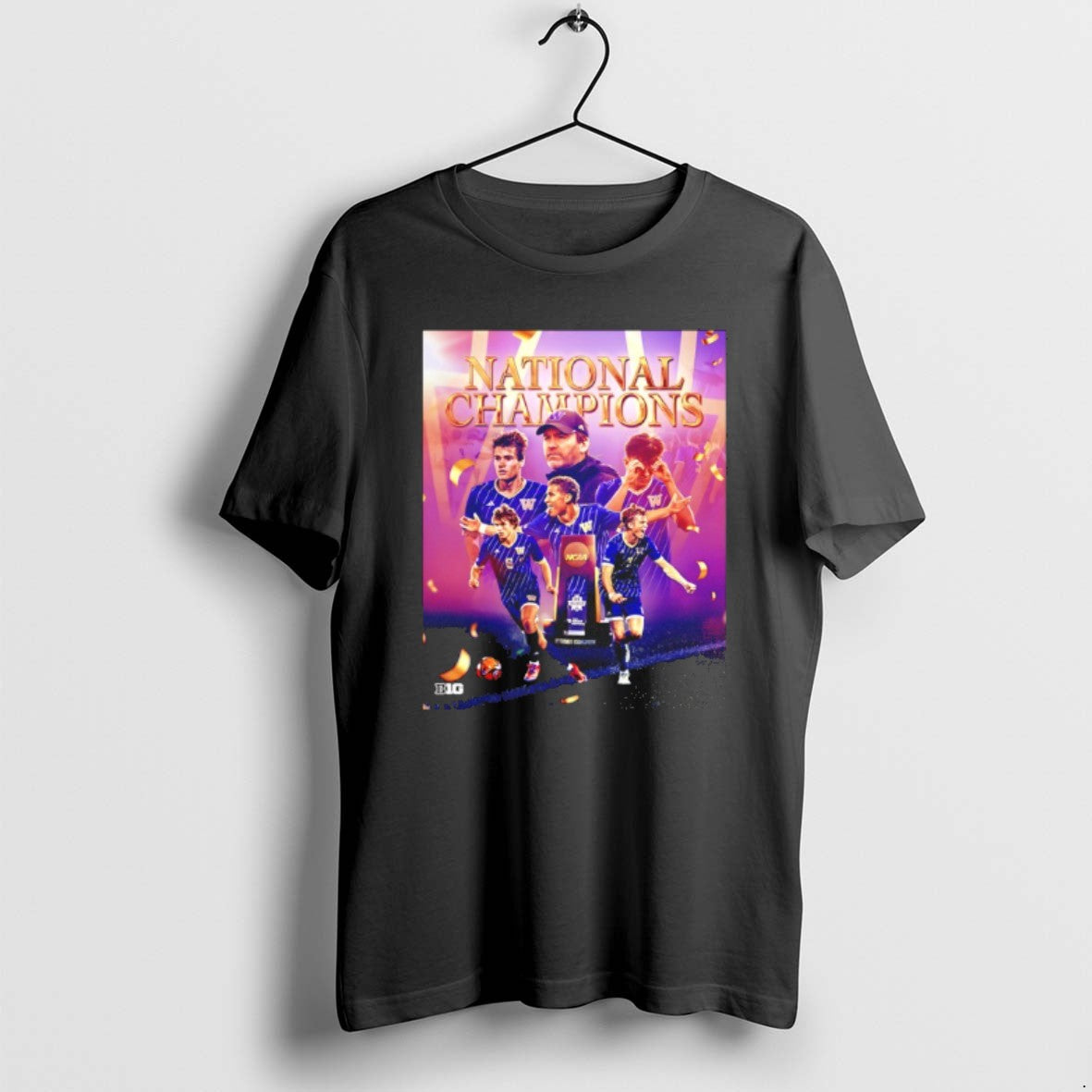 Official Washington Husky 2025 Ncaa Mens Soccer - Adult & Kids T-Shirts, Sweatshirts & Hoodies apparel design preview 1