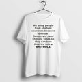 Official We Bring People From Shithole Countries - Adult & Kids T-Shirts, Sweatshirts & Hoodies apparel design preview 1