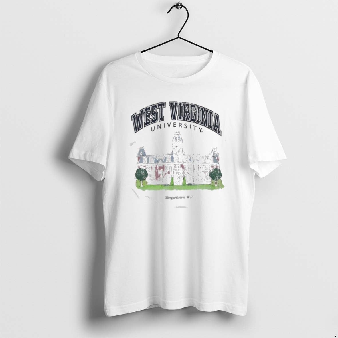 Official West Virginia University In Woodburn Hall - Adult & Kids T-Shirts, Sweatshirts & Hoodies apparel design preview 1