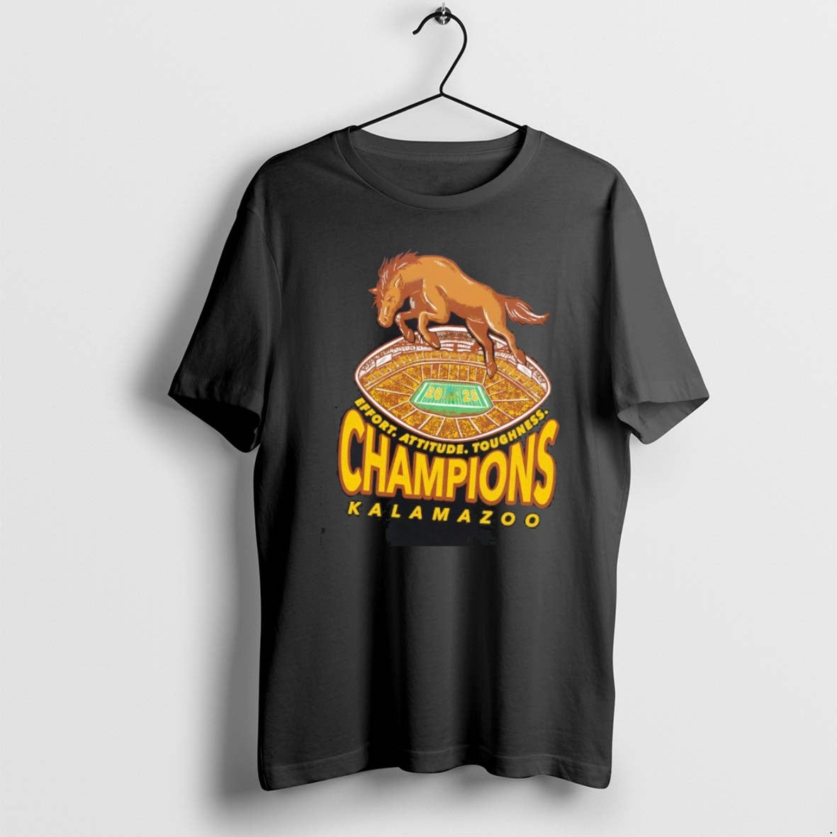 Official Western Michigan Broncos 2025 Kalamazoo - Adult & Kids T-Shirts, Sweatshirts & Hoodies apparel design preview 1
