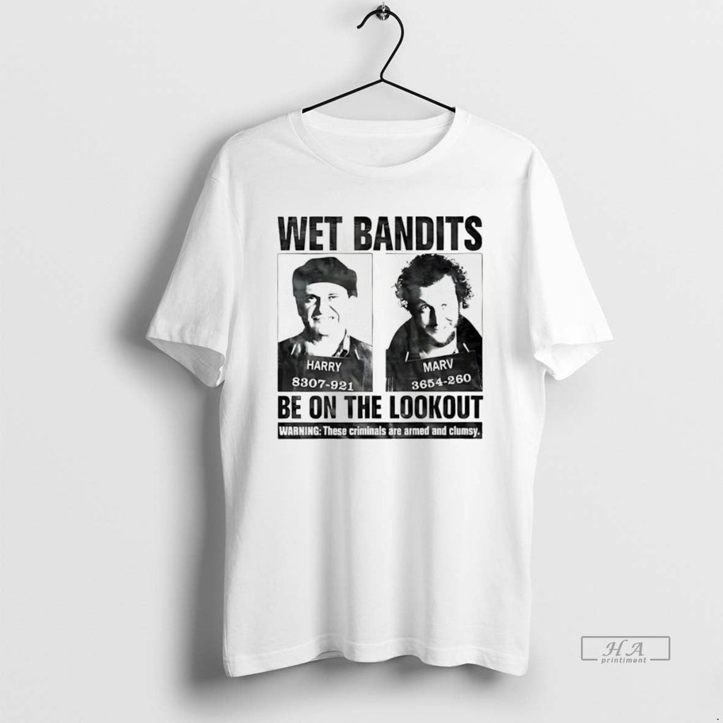 Official Wet Bandits Be On The Lookout - Adult & Kids T-Shirts, Sweatshirts & Hoodies apparel design preview 1