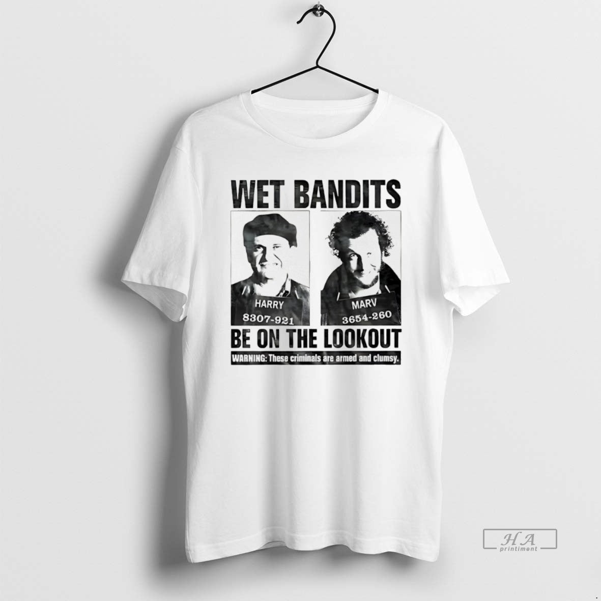 Official Wet Bandits Be On The Lookout - Adult & Kids T-Shirts, Sweatshirts & Hoodies apparel design preview 1