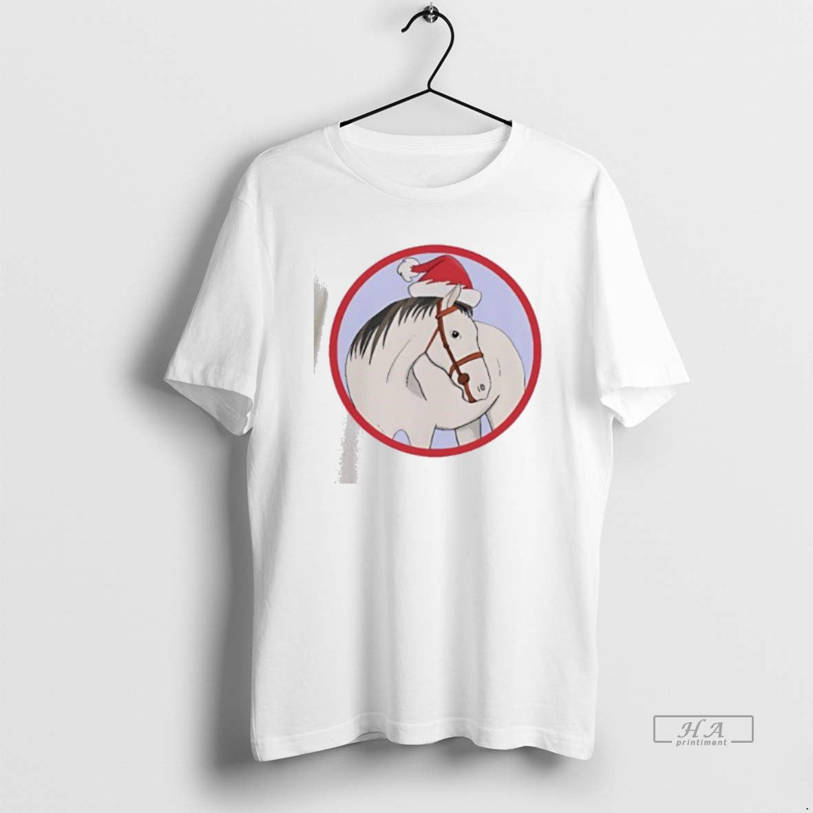Official White Horse Merry Christmas - Adult & Kids T-Shirts, Sweatshirts & Hoodies apparel design preview 1