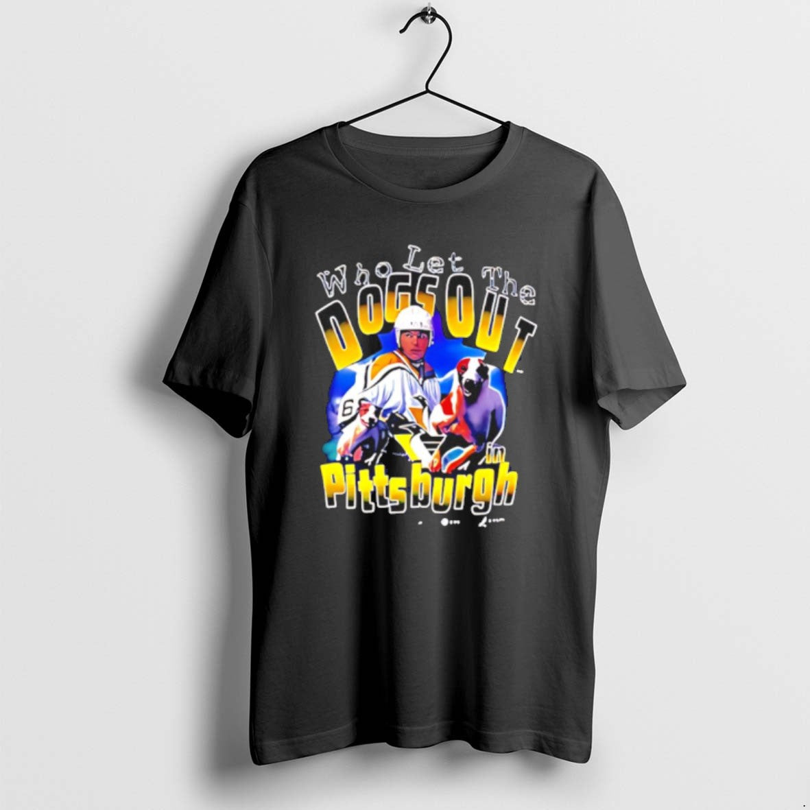 Official Who Let The Dogs Out In Pittsburgh - Adult & Kids T-Shirts, Sweatshirts & Hoodies apparel design preview 1