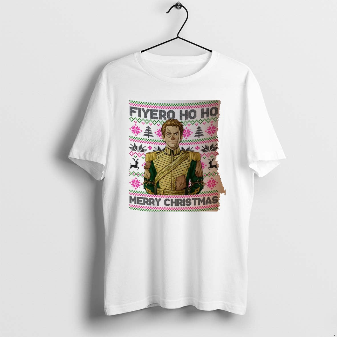 Official Wicked Fiyero Ho Prince Merry Christmas Ugly - Adult & Kids T-Shirts, Sweatshirts & Hoodies apparel design preview 1