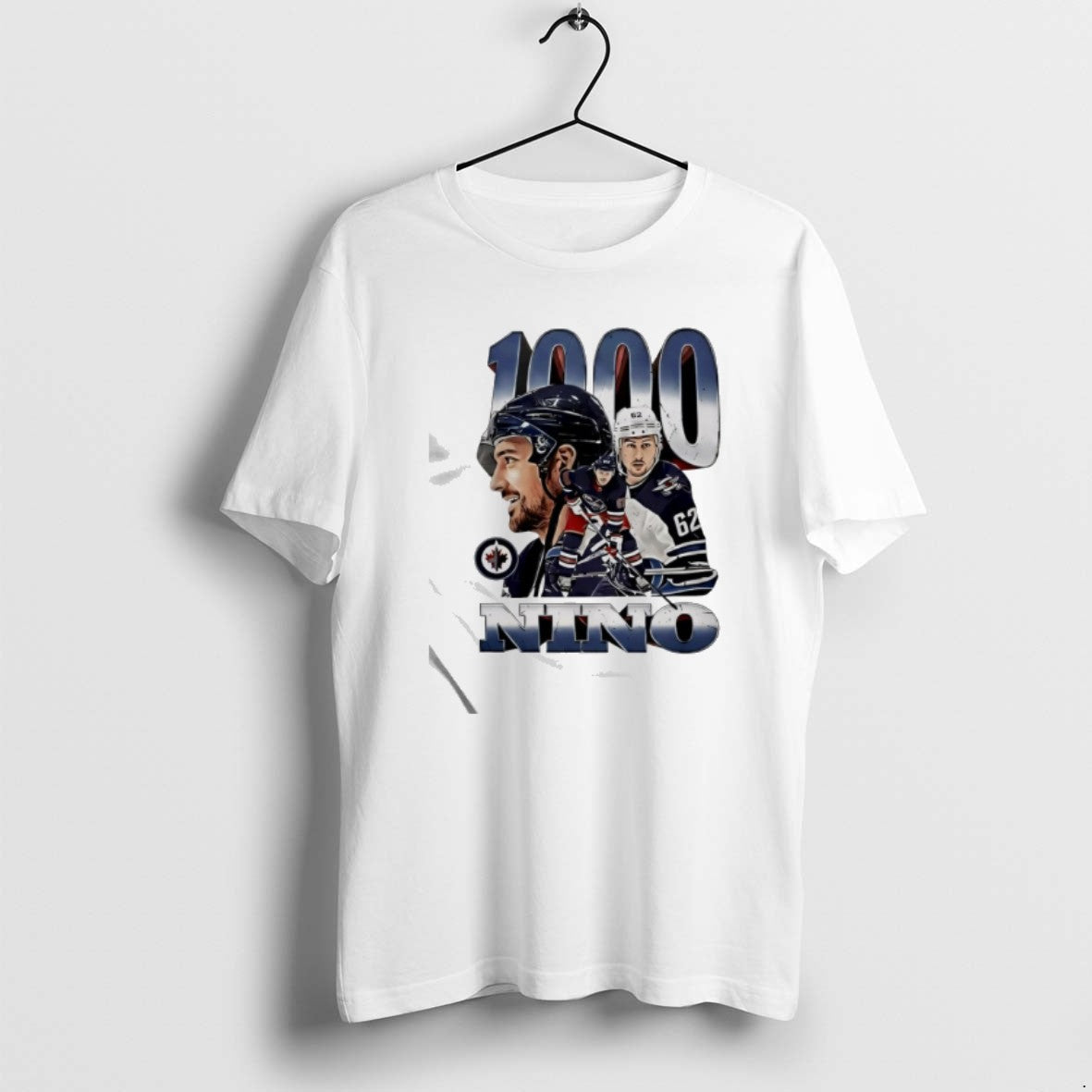 Official Winnipeg Jets 1000 The Nino 1990 - Adult & Kids T-Shirts, Sweatshirts & Hoodies apparel design preview 1