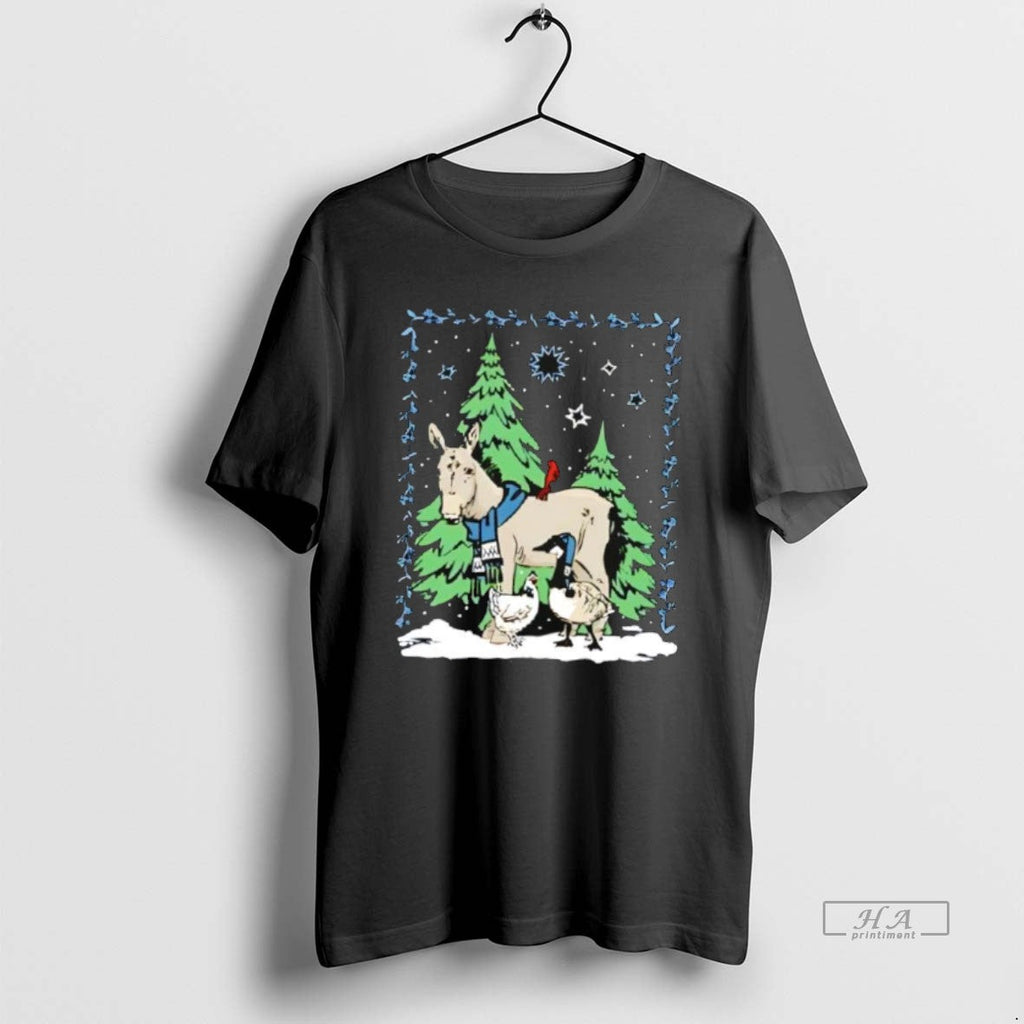 Official Winter Wonderland Donkey - Adult & Kids T-Shirts, Sweatshirts & Hoodies apparel design preview 1