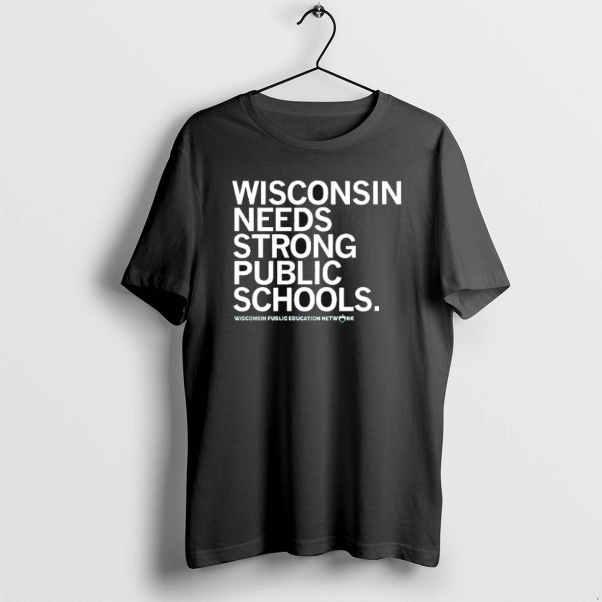 Official Wisconsin Needs Strong Public Schools - Adult & Kids T-Shirts, Sweatshirts & Hoodies apparel design preview 1