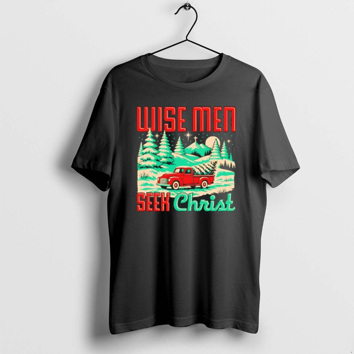 Official Wise Men Seek Christ Christmas - Adult & Kids T-Shirts, Sweatshirts & Hoodies apparel design preview 1