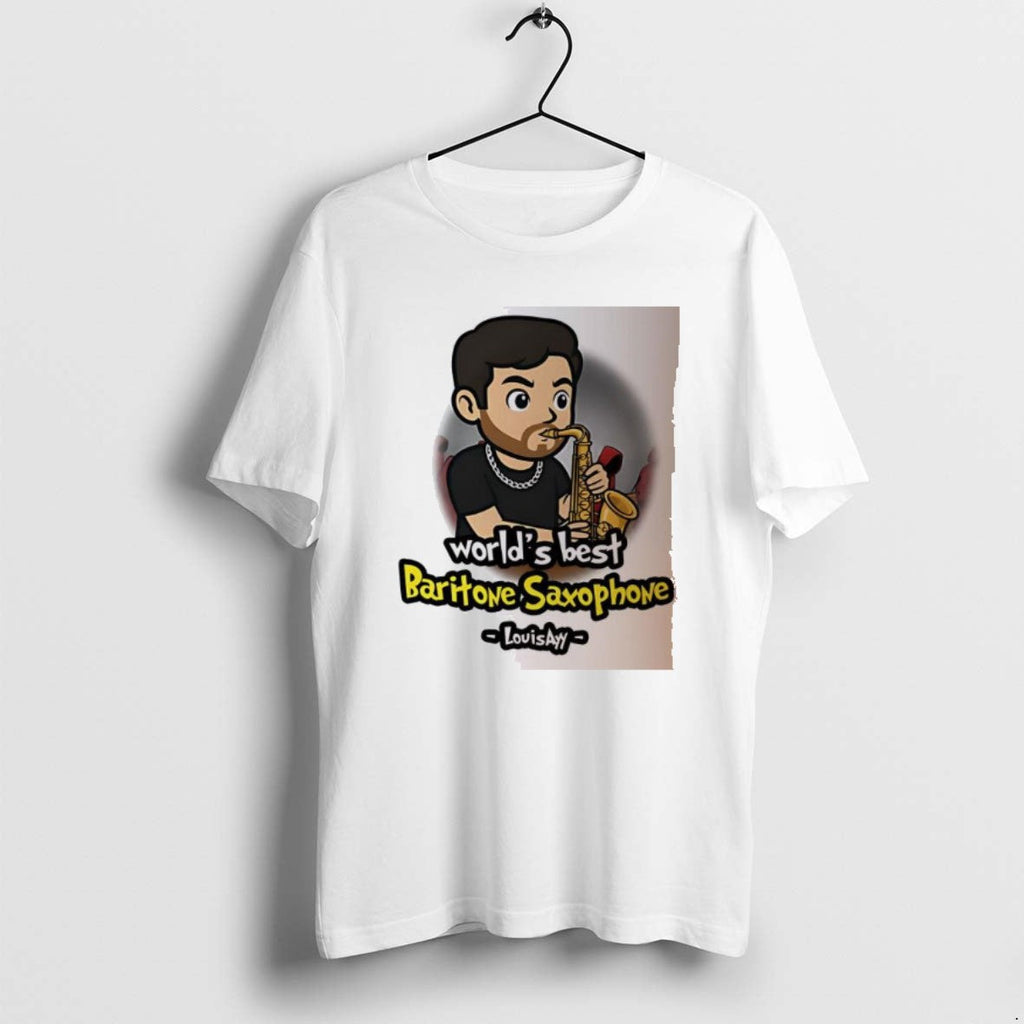 Official Worlds Best Baritone Saxophone - Adult & Kids T-Shirts, Sweatshirts & Hoodies apparel design preview 1