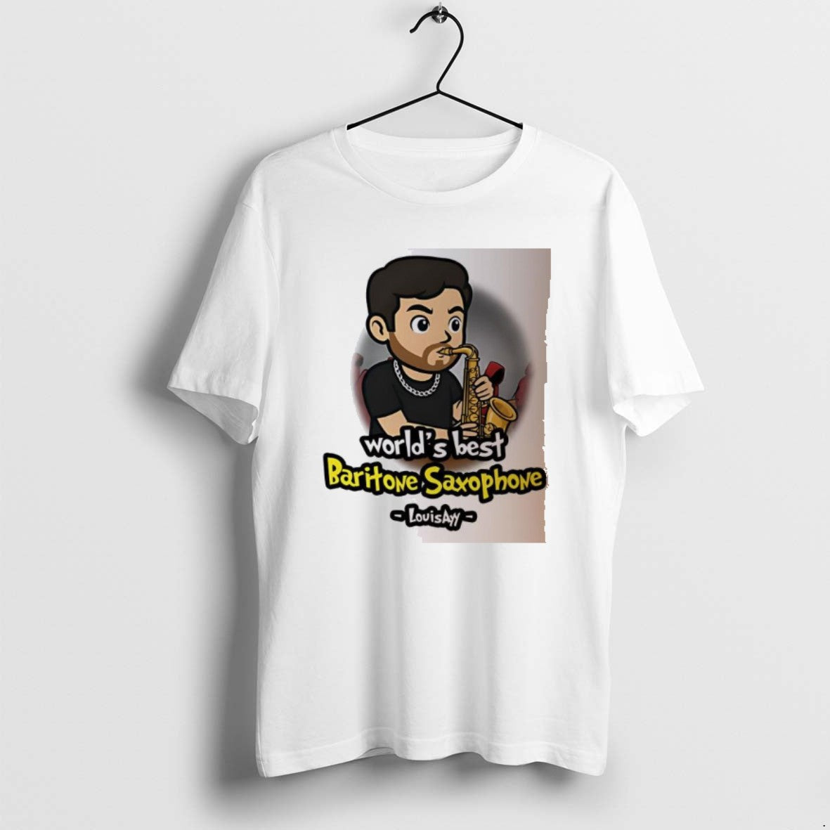 Official Worlds Best Baritone Saxophone - Adult & Kids T-Shirts, Sweatshirts & Hoodies apparel design preview 1