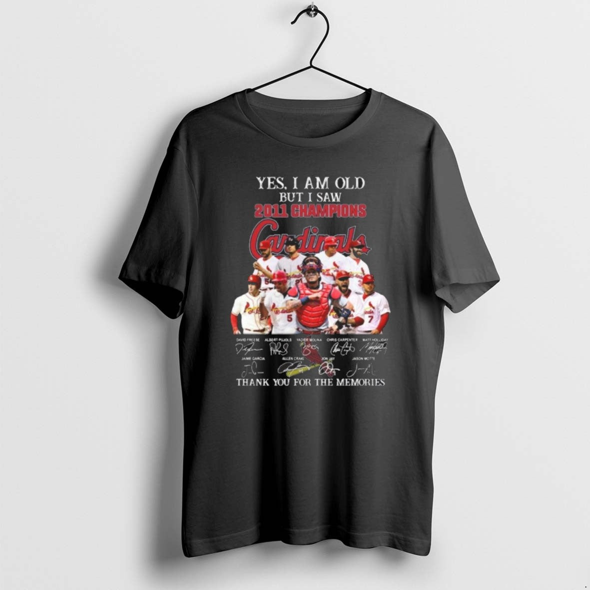 Official Yes I Am Old But Saw 2011 Champions St - Adult & Kids T-Shirts, Sweatshirts & Hoodies apparel design preview 1