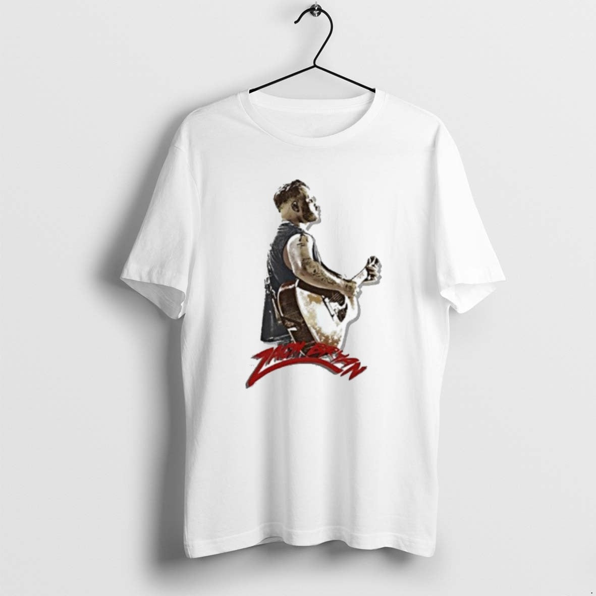Official Zach Bryan Silhouette Playing The Guitar - Adult & Kids T-Shirts, Sweatshirts & Hoodies apparel design preview 1