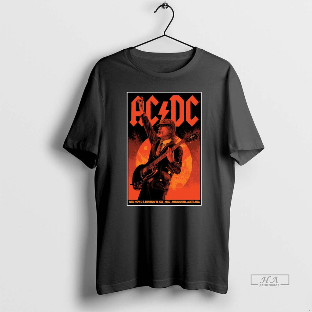 Official Ac Dc Nov 12 16 2025 Mcg Melbourne Australia - Adult & Kids T-Shirts, Sweatshirts & Hoodies apparel design preview 1