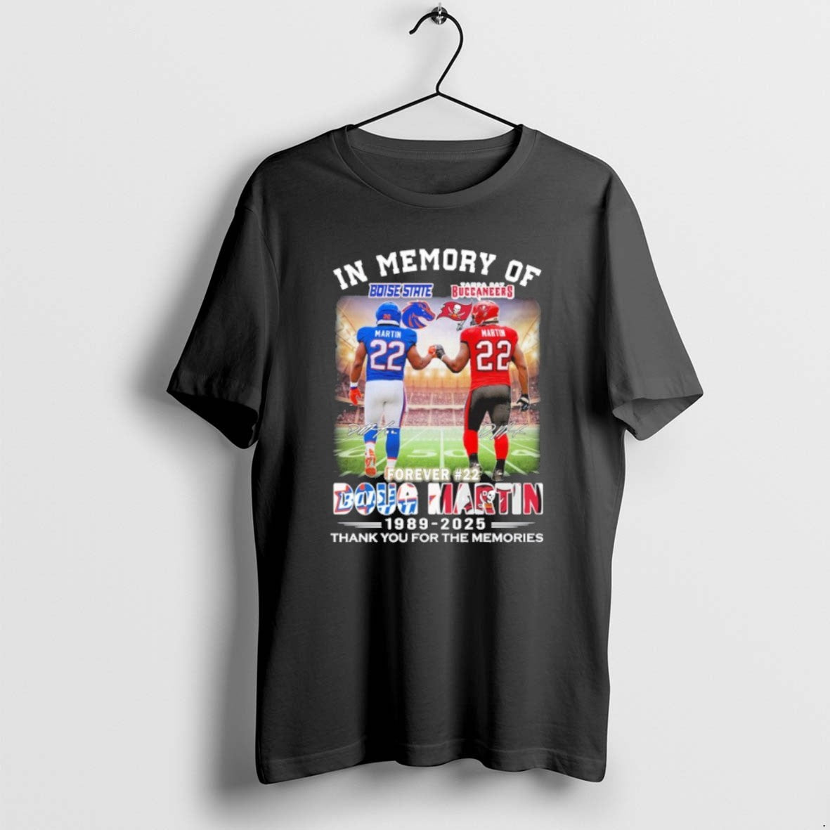 Official Bcsbtcbo In Memory Of Doug Martin Boise - Adult & Kids T-Shirts, Sweatshirts & Hoodies apparel design preview 1