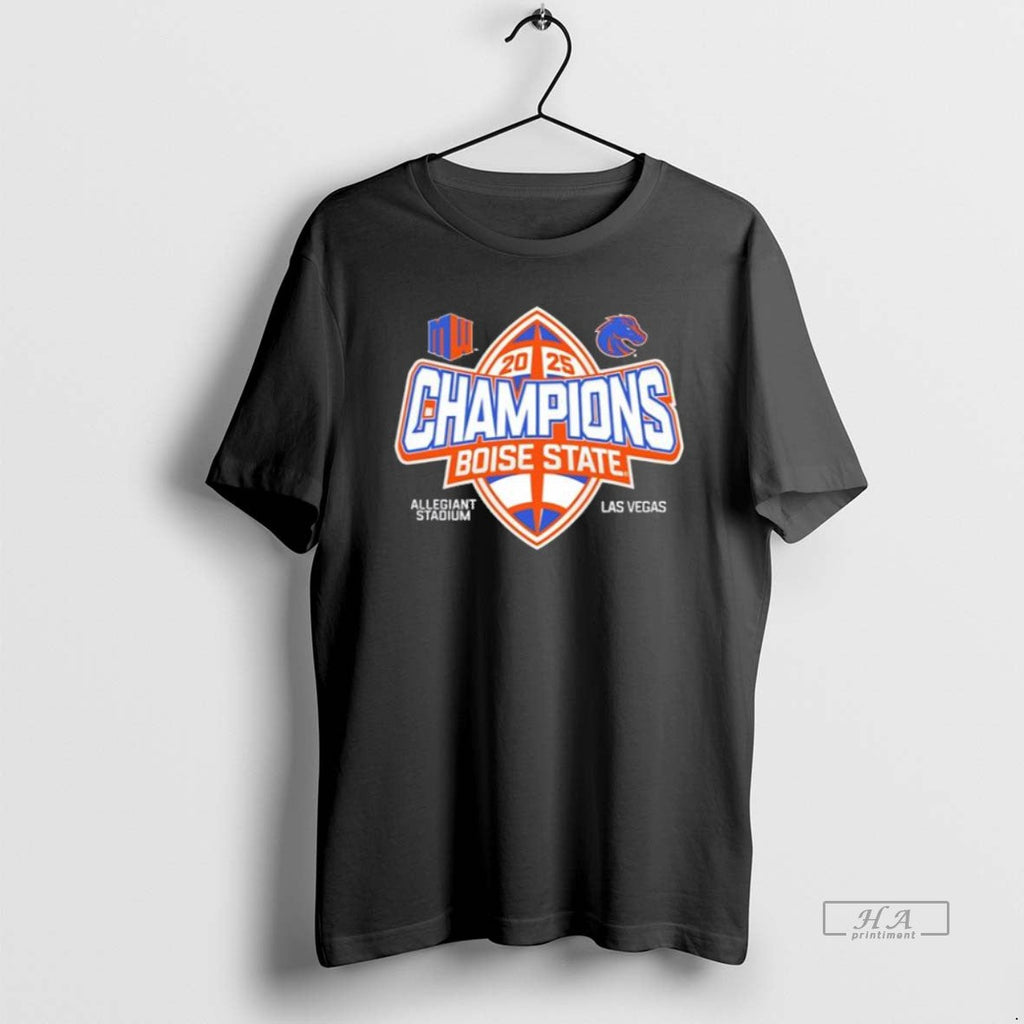 Official Boise State Broncos Mountain West Football - Adult & Kids T-Shirts, Sweatshirts & Hoodies apparel design preview 1