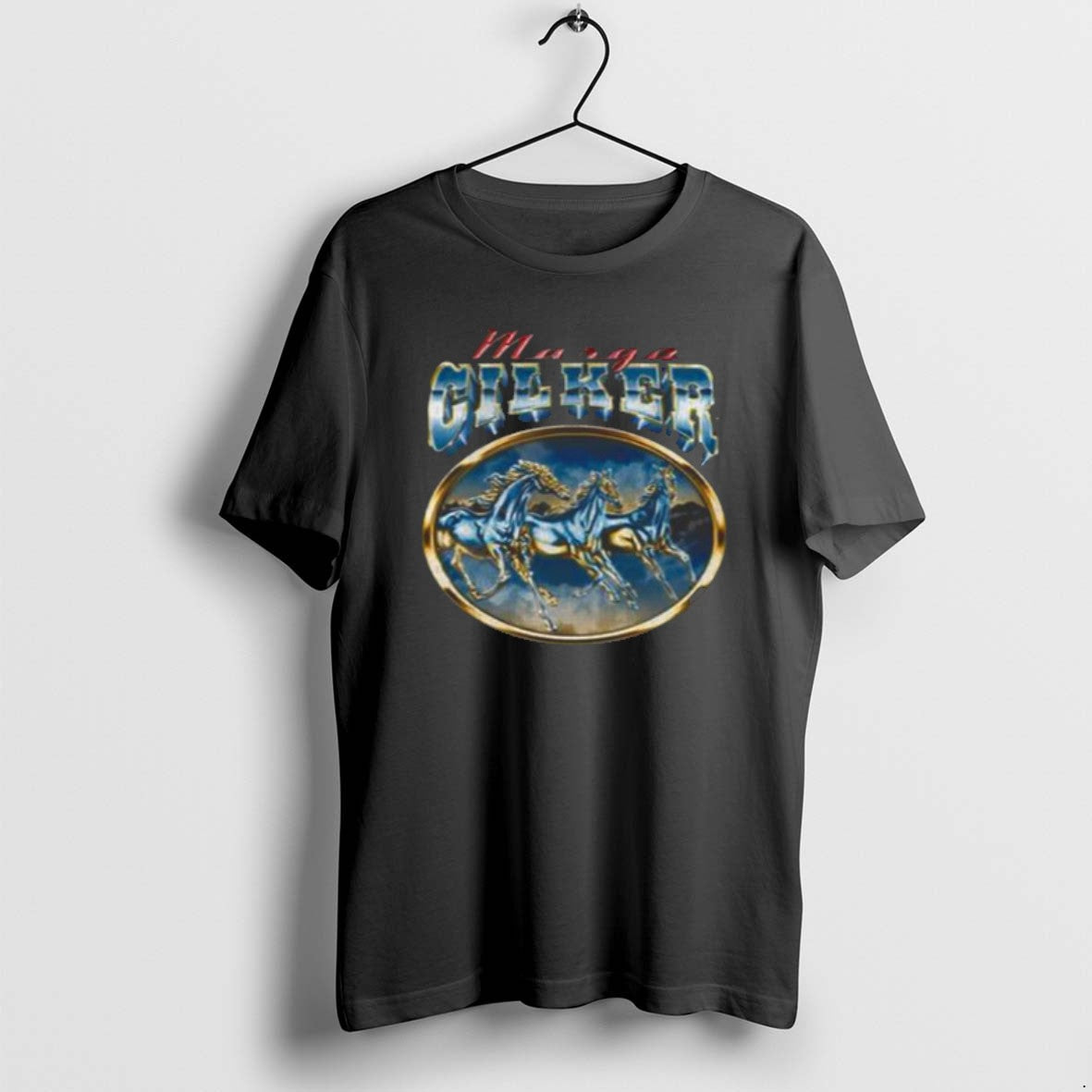 Official Margo Cilker Chromed Horsies Music - Adult & Kids T-Shirts, Sweatshirts & Hoodies apparel design preview 1