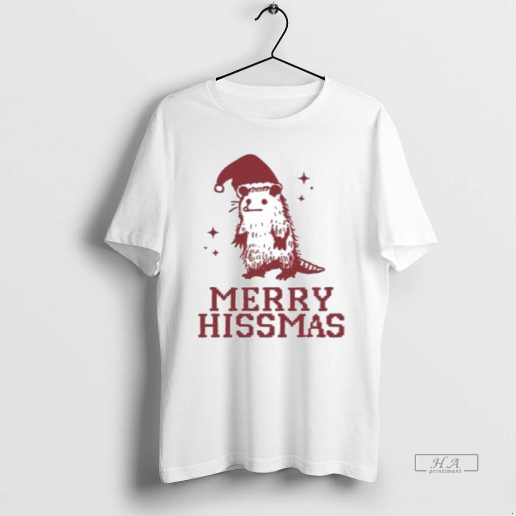 Official Merry Hissmas 2025 Holiday - Adult & Kids T-Shirts, Sweatshirts & Hoodies apparel design preview 1