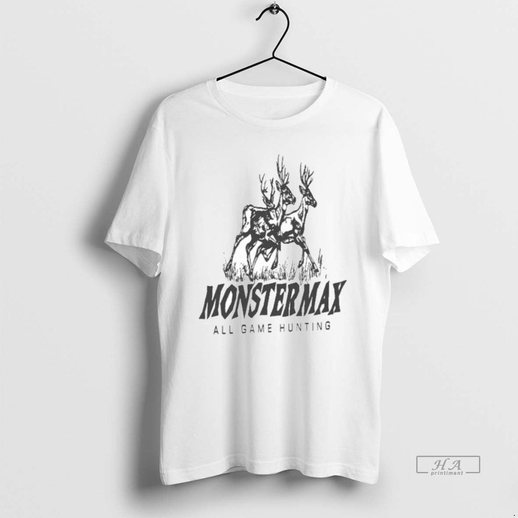 Official Monster Max All Game Hunting - Adult & Kids T-Shirts, Sweatshirts & Hoodies apparel design preview 1