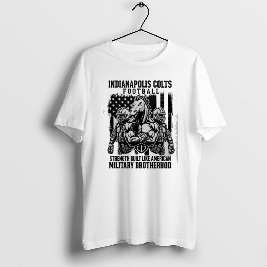 Official Ndianapolis Colts Football Strength Built - Adult & Kids T-Shirts, Sweatshirts & Hoodies apparel design preview 1