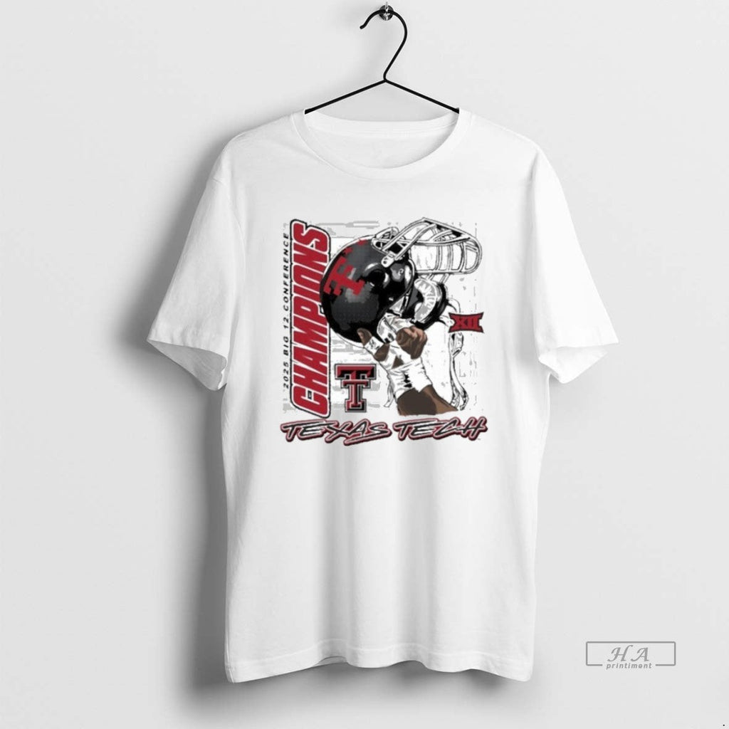 Official Texas Tech Red Raiders 2025 Big 12 Champions - Adult & Kids T-Shirts, Sweatshirts & Hoodies apparel design preview 1