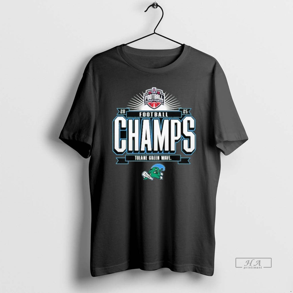 Official Tulane Green Wave 2025 The American Football - Adult & Kids T-Shirts, Sweatshirts & Hoodies apparel design preview 1