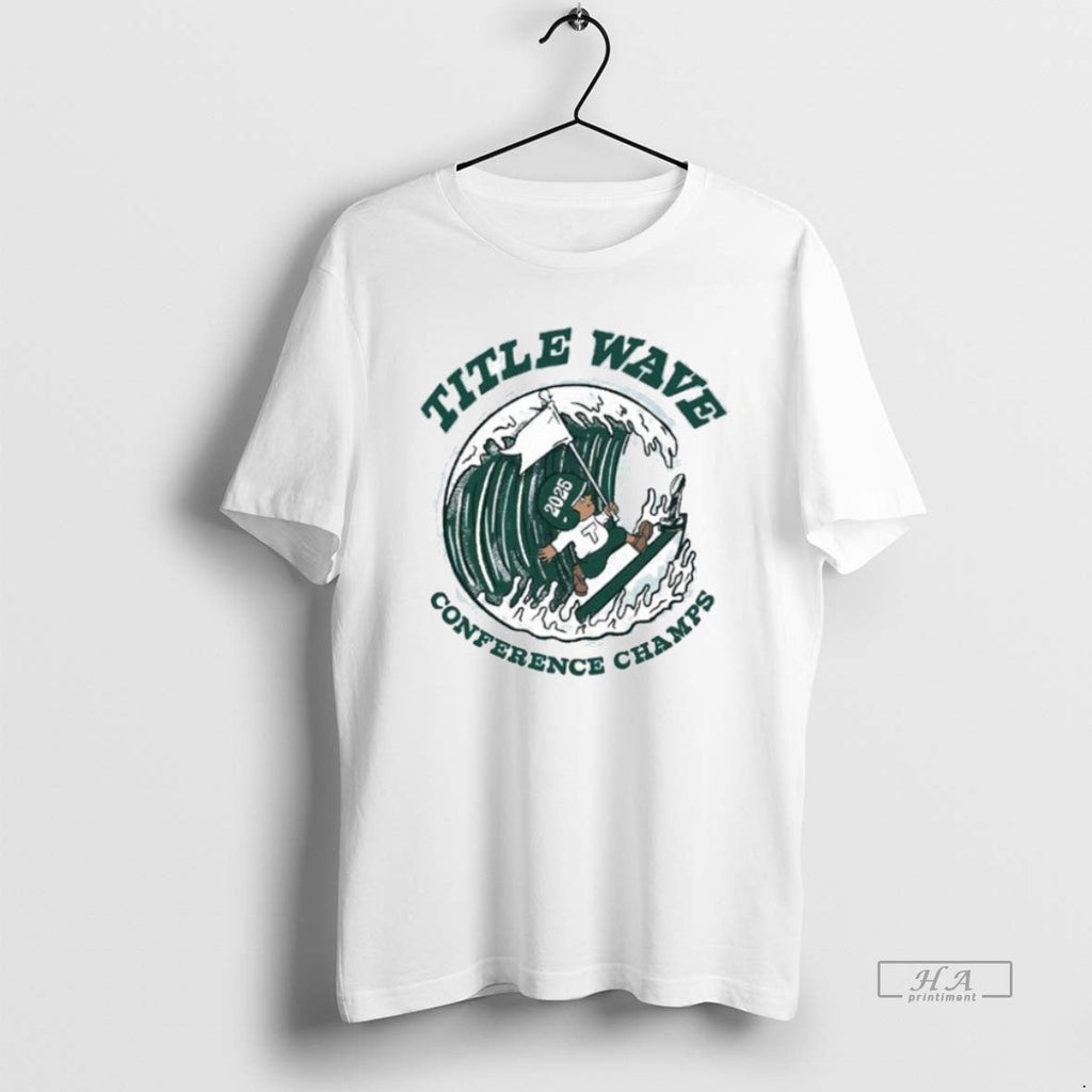 Official Tulane Green Wave Title Conference Champs - Adult & Kids T-Shirts, Sweatshirts & Hoodies apparel design preview 1