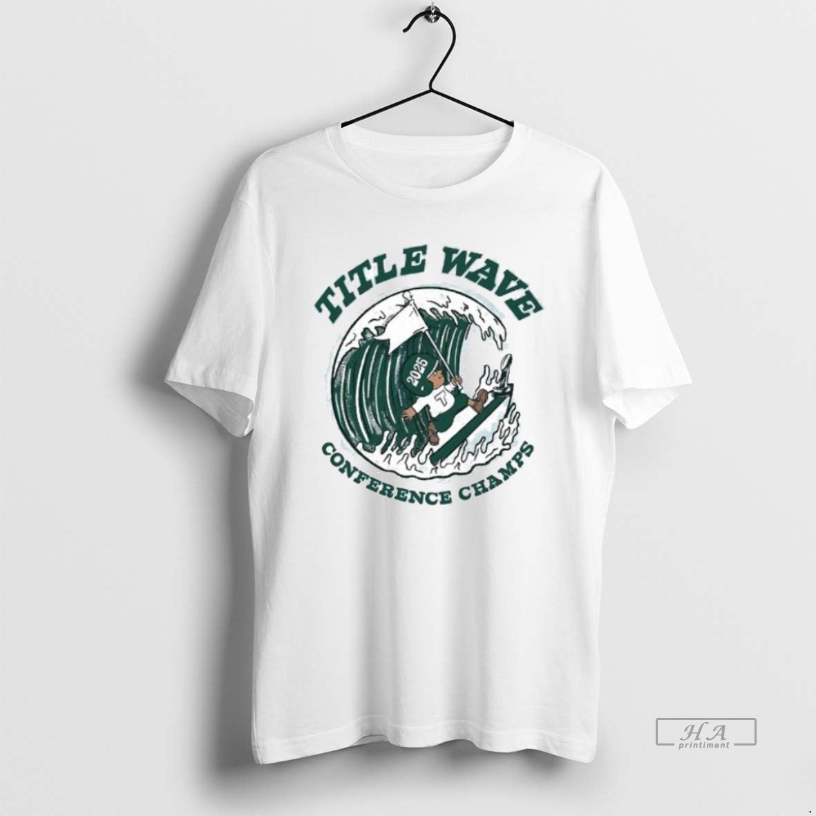 Official Tulane Green Wave Title Conference Champs - Adult & Kids T-Shirts, Sweatshirts & Hoodies apparel design preview 1