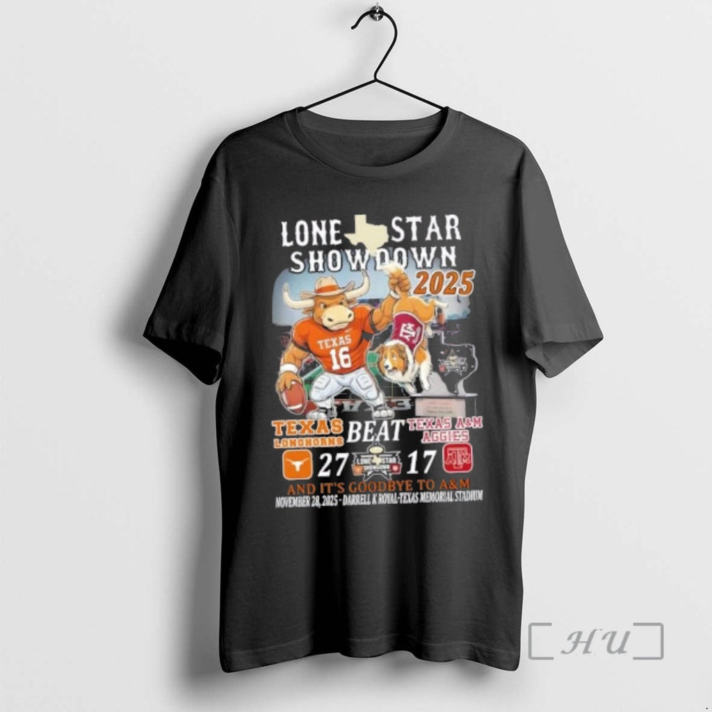 Officials 2025 Lone Star Showdown Texas Longhorns - Adult & Kids T-Shirts, Sweatshirts & Hoodies apparel design preview 1