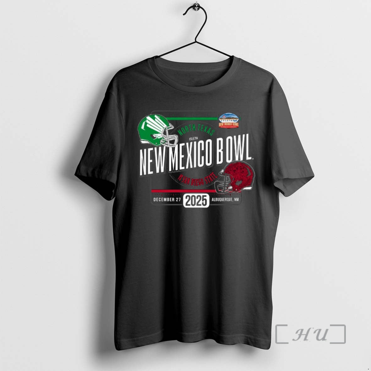 Officials 2025 Sdsu New Mexico Bowl North Texas Vs - Adult & Kids T-Shirts, Sweatshirts & Hoodies apparel design preview 1