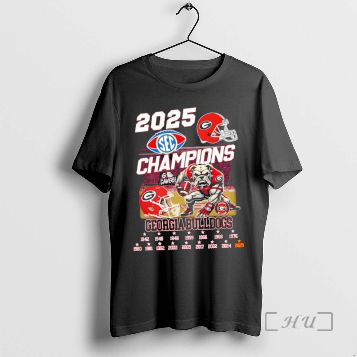 Officials 2025 Sec Champions Go Dawgs Georgia - Adult & Kids T-Shirts, Sweatshirts & Hoodies apparel design preview 1